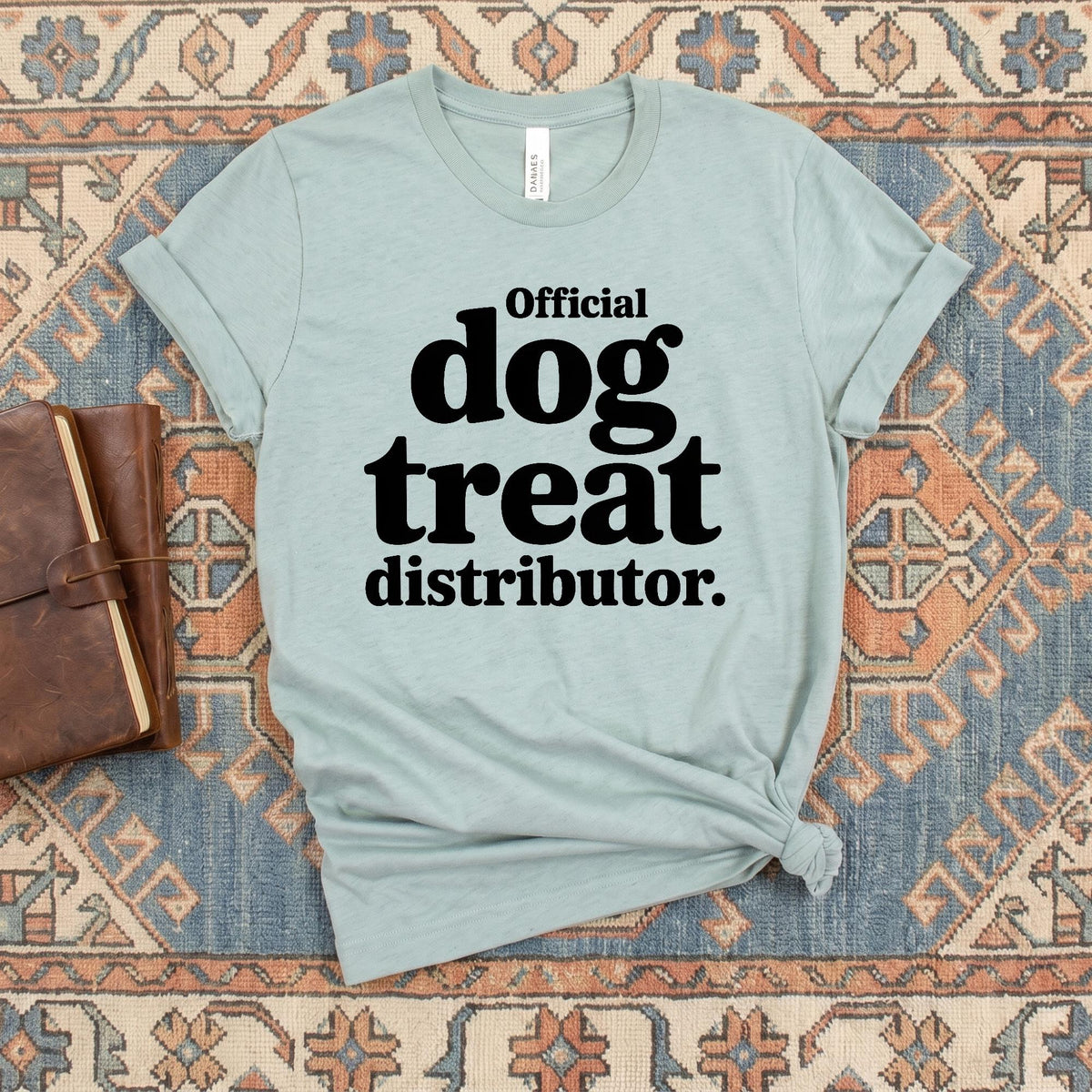 Bella Canvas Tee Funny Dog Shirt For Women, Official Treat Dealer Shirt, Dog Treat Mom Graphic Tee, Dog Owner Gift, Dog Person Gift