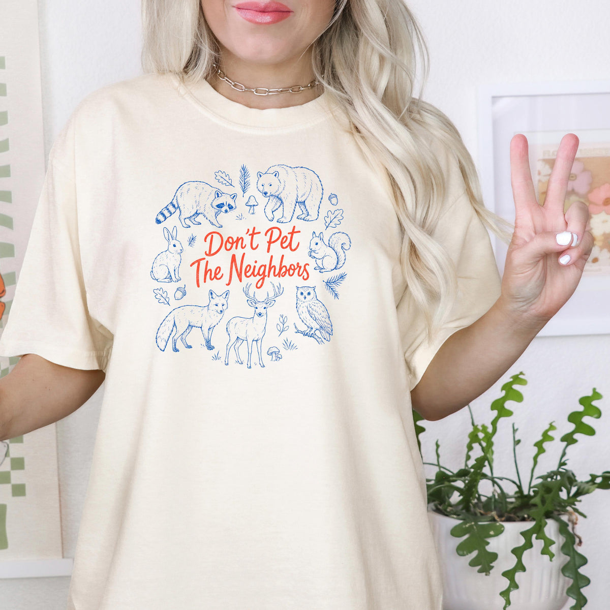 Cabin Core Shirt Dont Pet The Neighbors, Respect The Locals Raccoon Shirt, Weirdcore Woodcut Hiking Shirt, Nature Lover Vacation Shirt