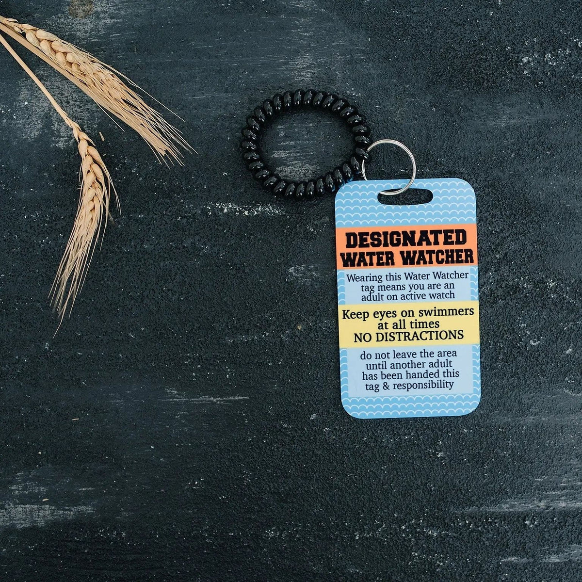 Pool Safety Badge, Water Watch Tag, Water Safety, Swimming Pool Accessories