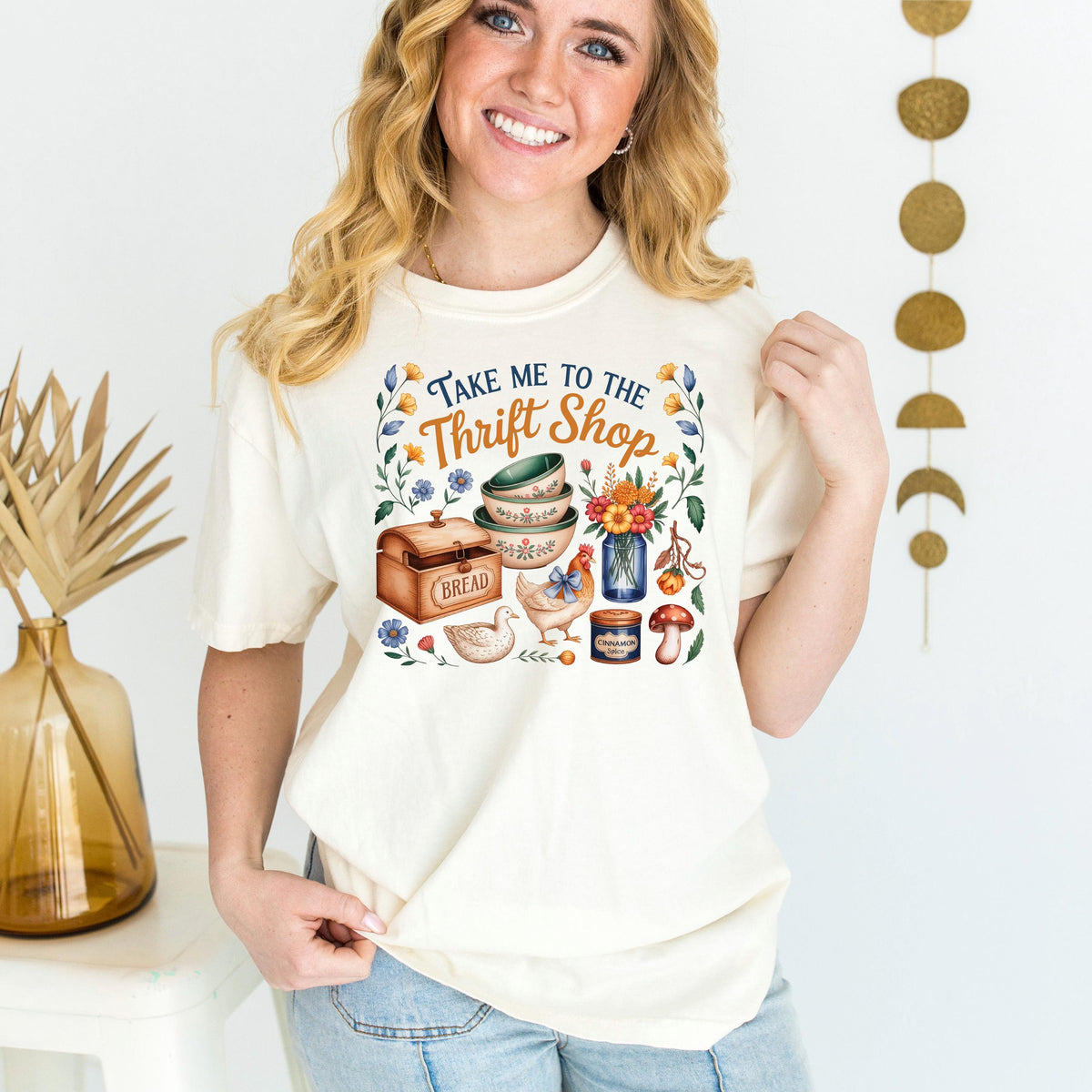 Thrift Store Tee – Comfortable Thrifting Shirt | Soft Garment Dyed Vintage Top