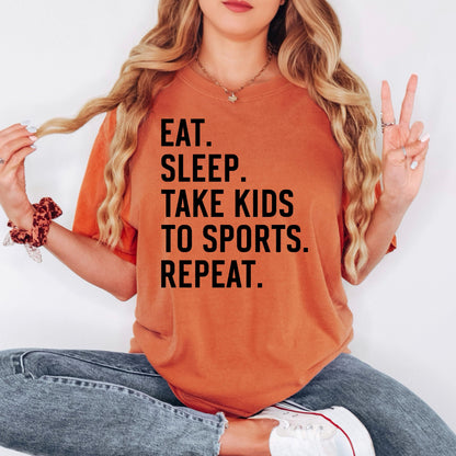 Sports Mom Graphic Tee – Soft Cotton Comfort Shirt for Parenting Hustle
