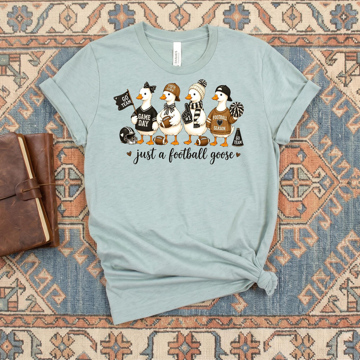 Football Goose Shirt, Bella Canvas Unisex Tee, Funny Gameday Mom!