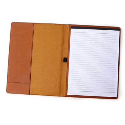 Monogram Legal Pad Holder - Laser Engraved Portfolio - Leather Notepad Folder - Gift for Graduate