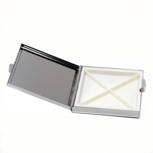 Library Card Pill Box - Gift For Readers, Teachers, Librarians - Square Pill Case Checkout Card Library Book Due Date