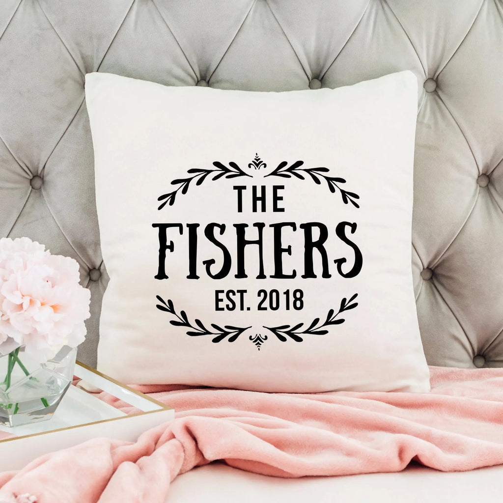 Unique Wedding Gift Custom Throw Pillow – Joyful Moose