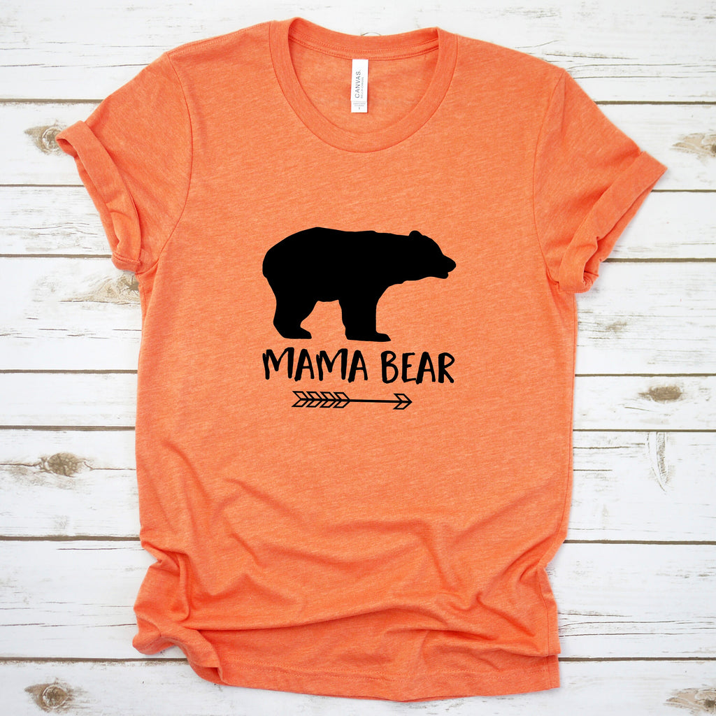 Mama Bear Shirt - Arrow Graphic Tee Gift for Mom