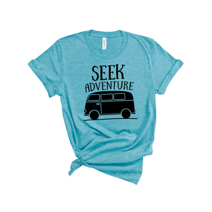 Seek Adventure Shirt - Van Wanderlust Traveler Gift