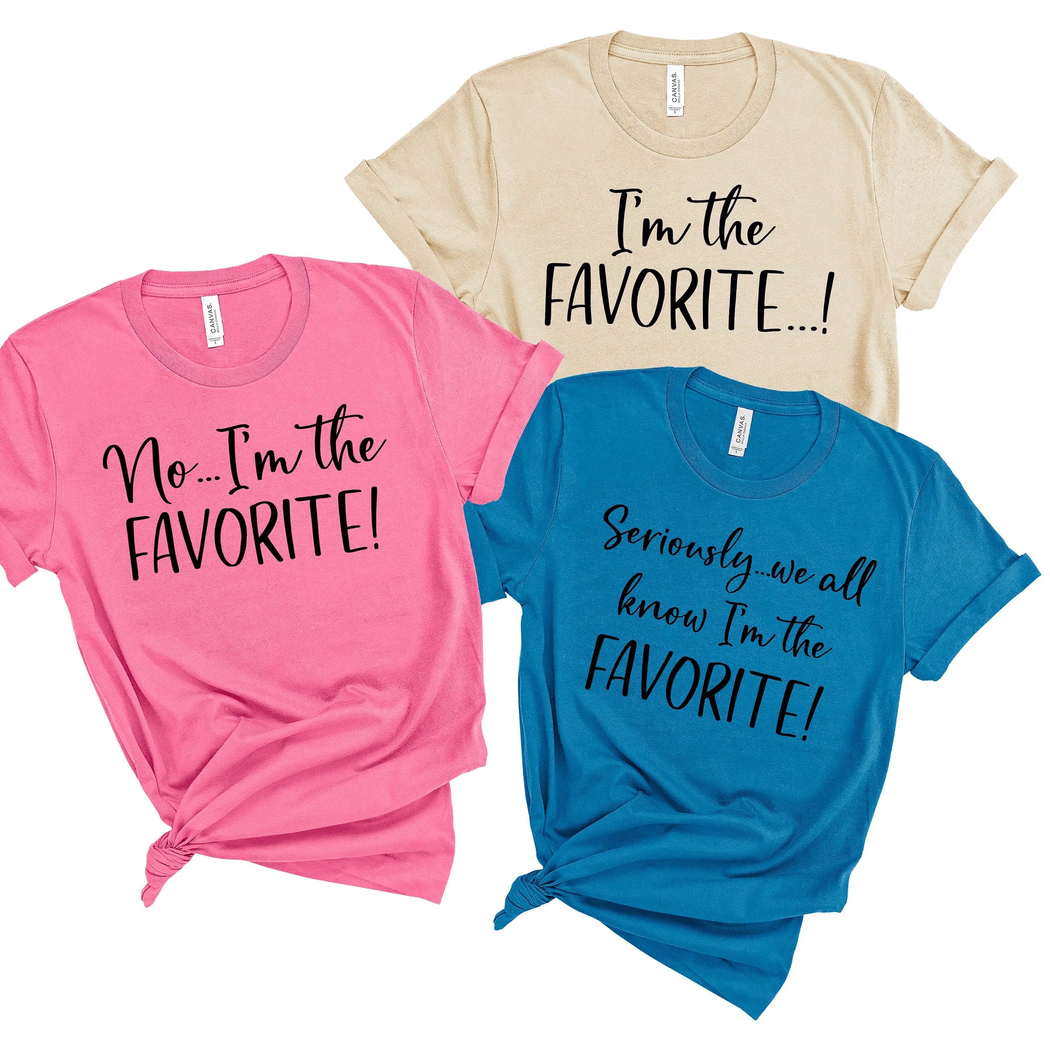 Funny sibling shirts for 3 adults on sale