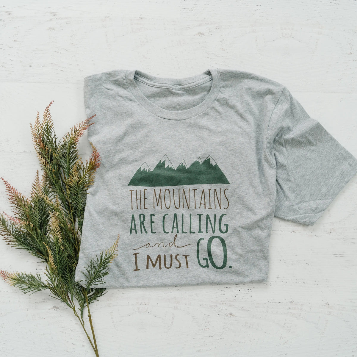 Hiking Tshirt, The Mountains are Calling and I must Go Shirt, camping shirt, graphic tshirt