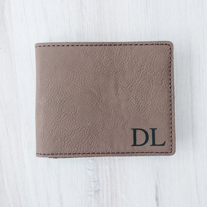 Personalized Leather Wallet Mens Bifold Wallet Gift for Him Fathers Day Gift Custom Monogram Wallet Birthday Gift Anniversary Gift Groomsmen Gift