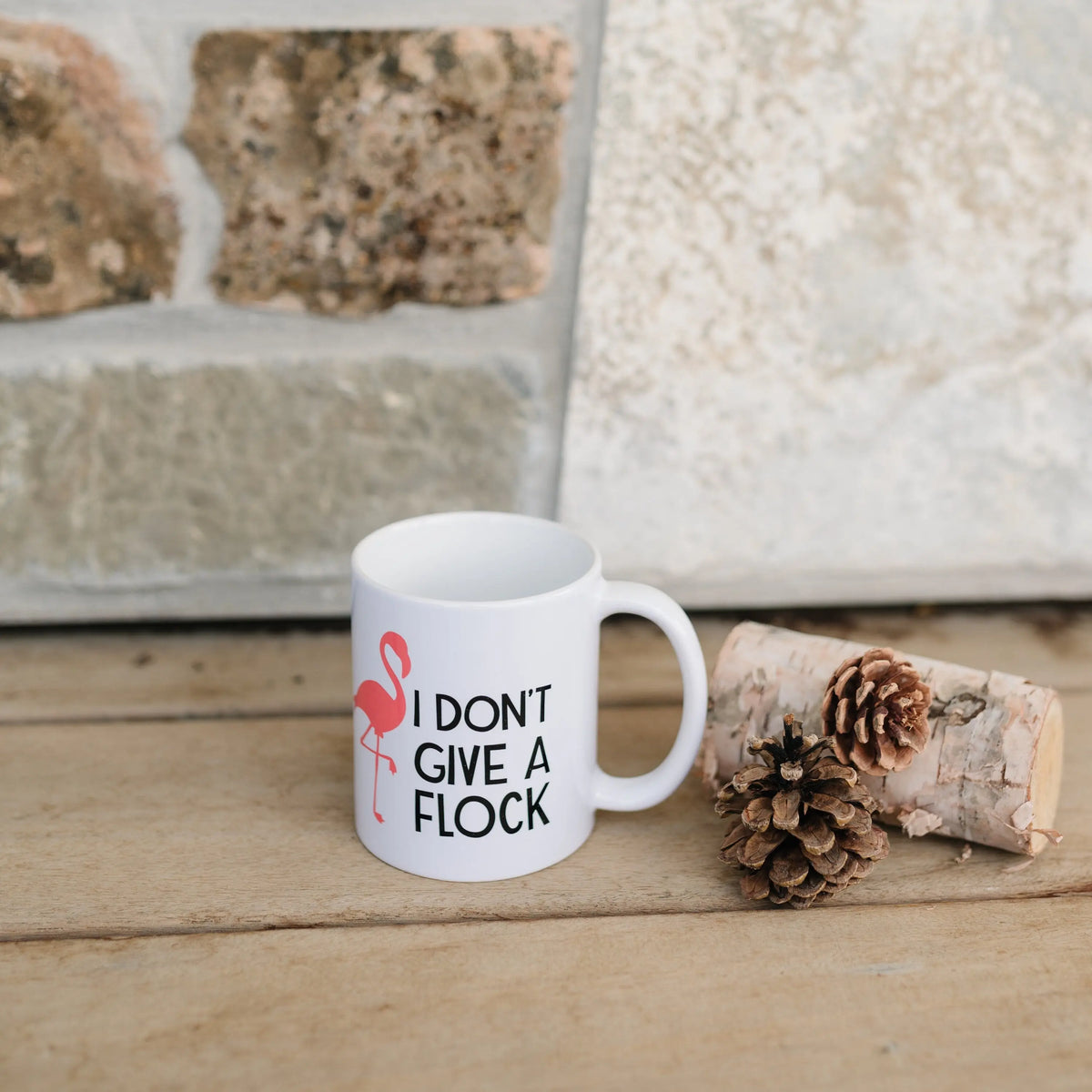 Flamingo Mug, I don't give a flock Pink Flamingo Coffee Mug, Funny Beach Mug, Funny Coffee Mug, Pink Flamingo Gift, Beach Gift for Her