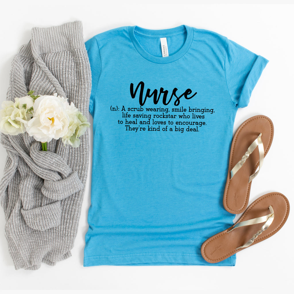 Nurse T-shirt - Womens Graphic Tees Nurse Definition - Appreciation Gift for Nurses, womens nurse shirt, nurse tee shirt, registered nurse