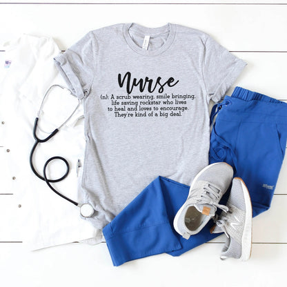 Nurse T-shirt - Womens Graphic Tees Nurse Definition - Appreciation Gift for Nurses, womens nurse shirt, nurse tee shirt, registered nurse