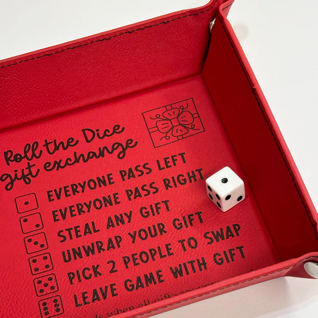 Christmas Dice Game, Roll the Dice Gift Exchange, White Elephant Christmas Games, Family pass the gift game, Office Christmas party