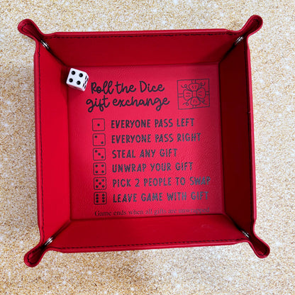 Christmas Dice Game, Roll the Dice Gift Exchange, White Elephant Christmas Games, Family pass the gift game, Office Christmas party