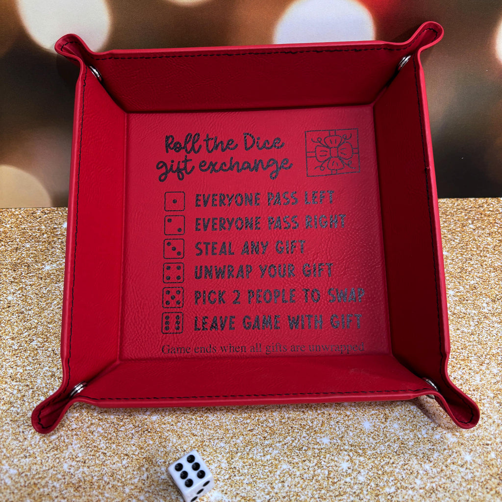 Christmas Dice Game, Roll the Dice Gift Exchange, White Elephant Christmas Games, Family pass the gift game, Office Christmas party