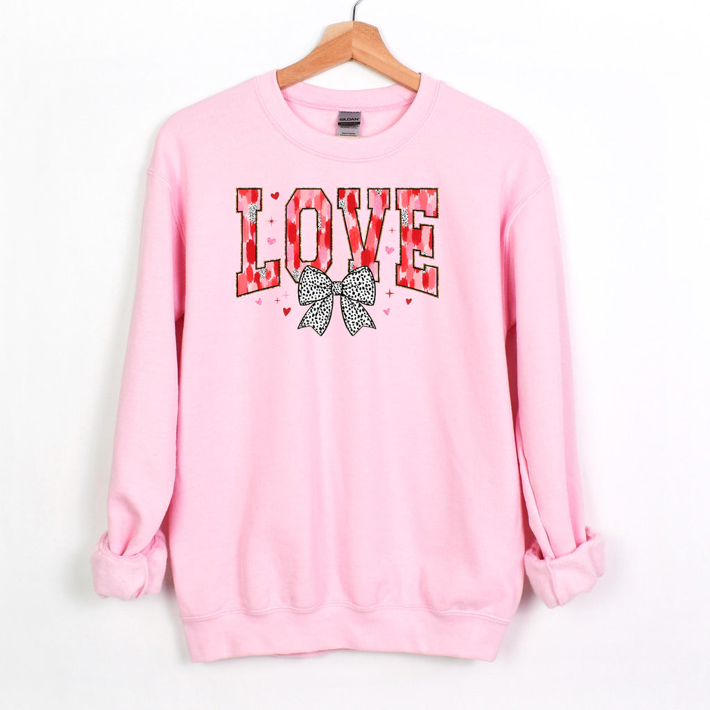 Romantic Sweatshirt Holiday Sweatshirt Festive Sweatshirt Casual Sweatshirt Comfortable Sweatshirt Cotton Sweatshirt Polyester Sweatshirt Red and White Sweatshirt Spotted Sweatshirt Graphic Sweatshirt Love Graphic Valentines Day Gift