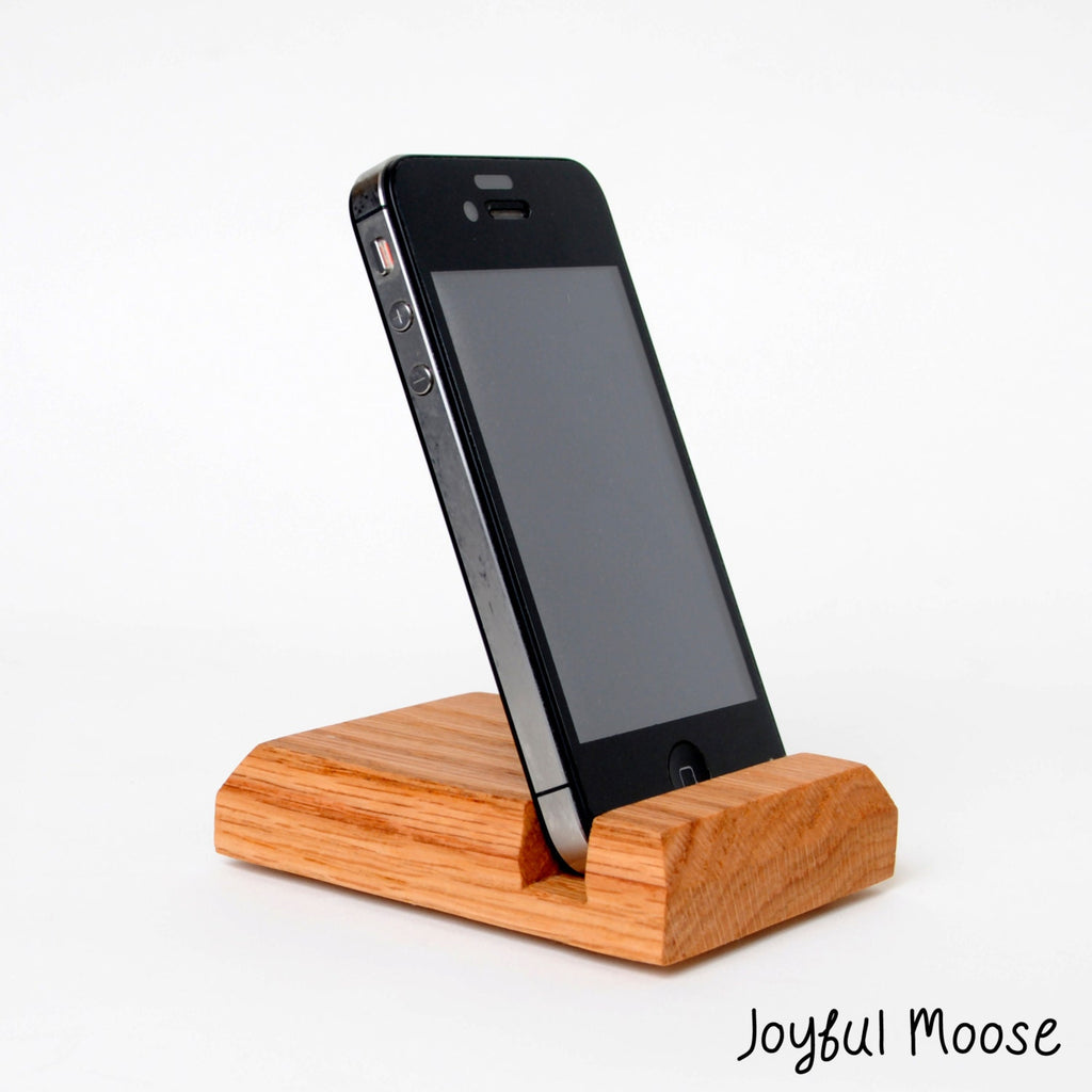 Wood iPhone Stand - Wood iPhone Holder