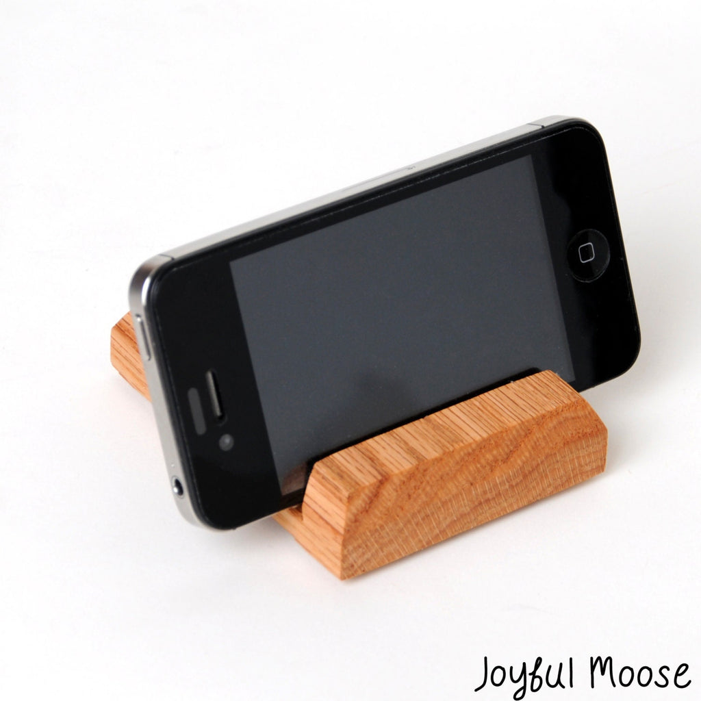 Wood iPhone Stand - Wood iPhone Holder