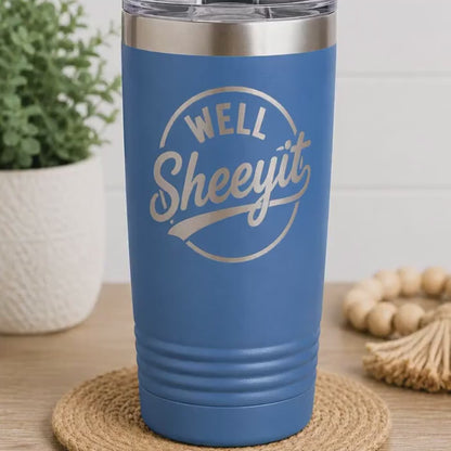 Funny Southern Tumbler – Olive Green Insulated Travel Mug With Sarcastic Saying