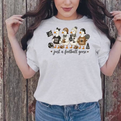 Football Goose Shirt, Bella Canvas Unisex Tee, Funny Gameday Mom!