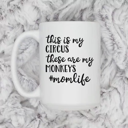 Funny Mom Coffee Mug – Ceramic Coffee Cup With Playful Message | Microwave Safe