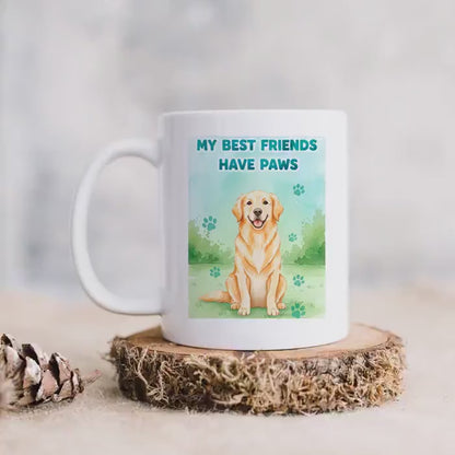 Dog Lover Mug – Golden Retriever Mug | Pet Lover Coffee Cup, Dishwasher Safe