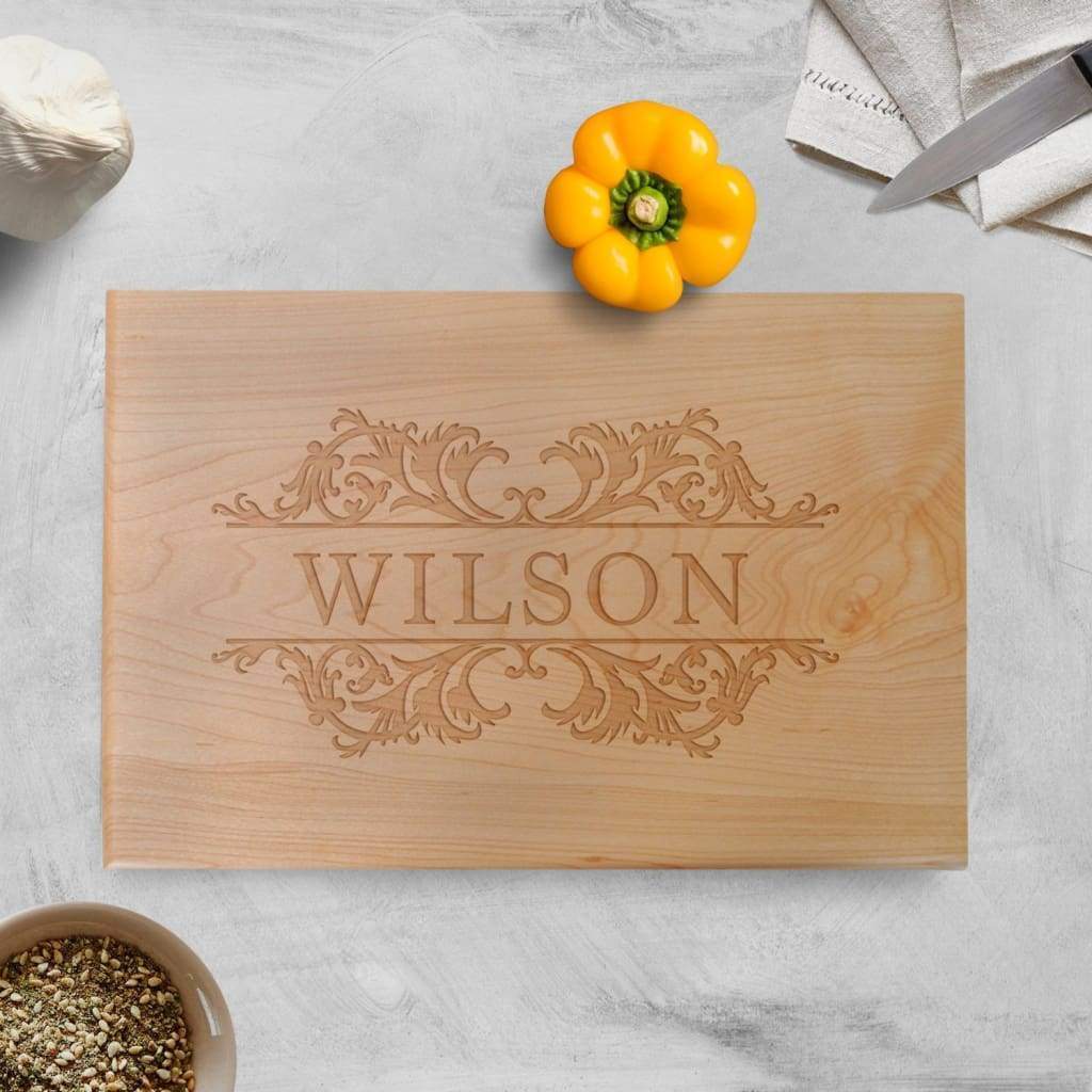 Anniversary Gift - Personalized Cutting Board Walnut or Maple
