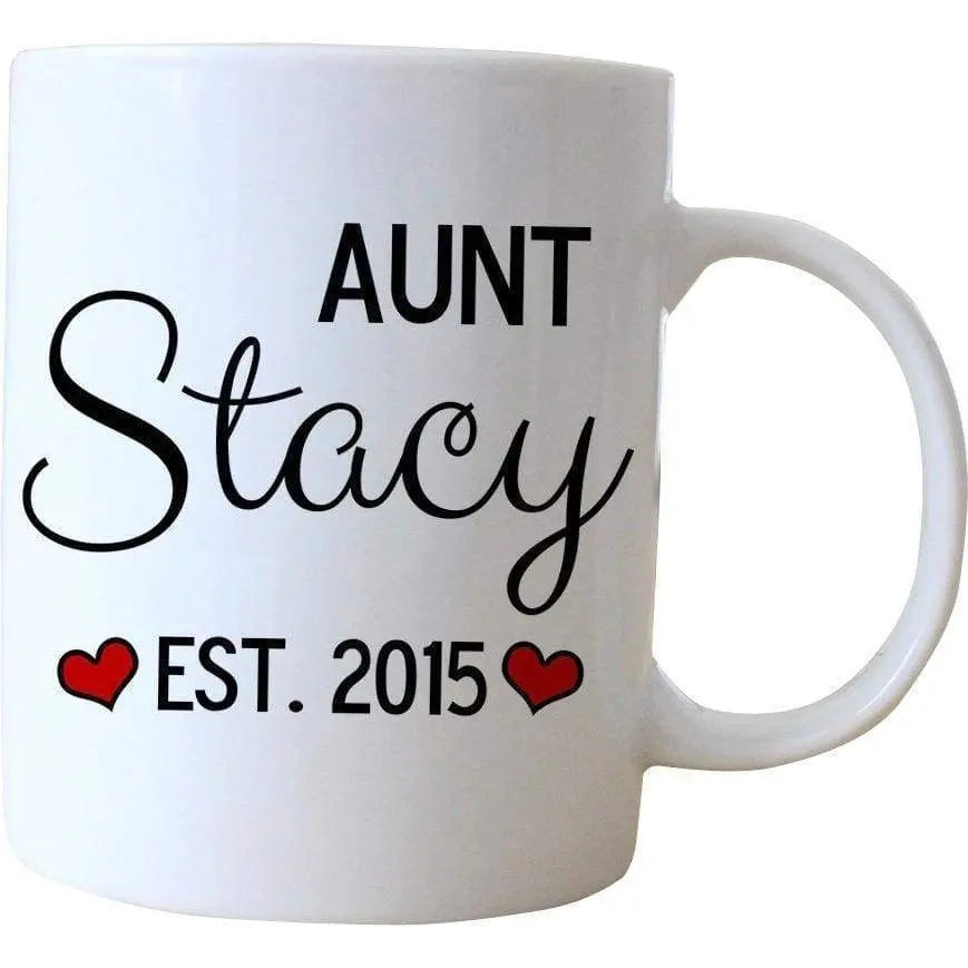 Aunt Personalized Mug - Personalized Aunt Coffee Mug - Aunt Gift for Aunt to Be