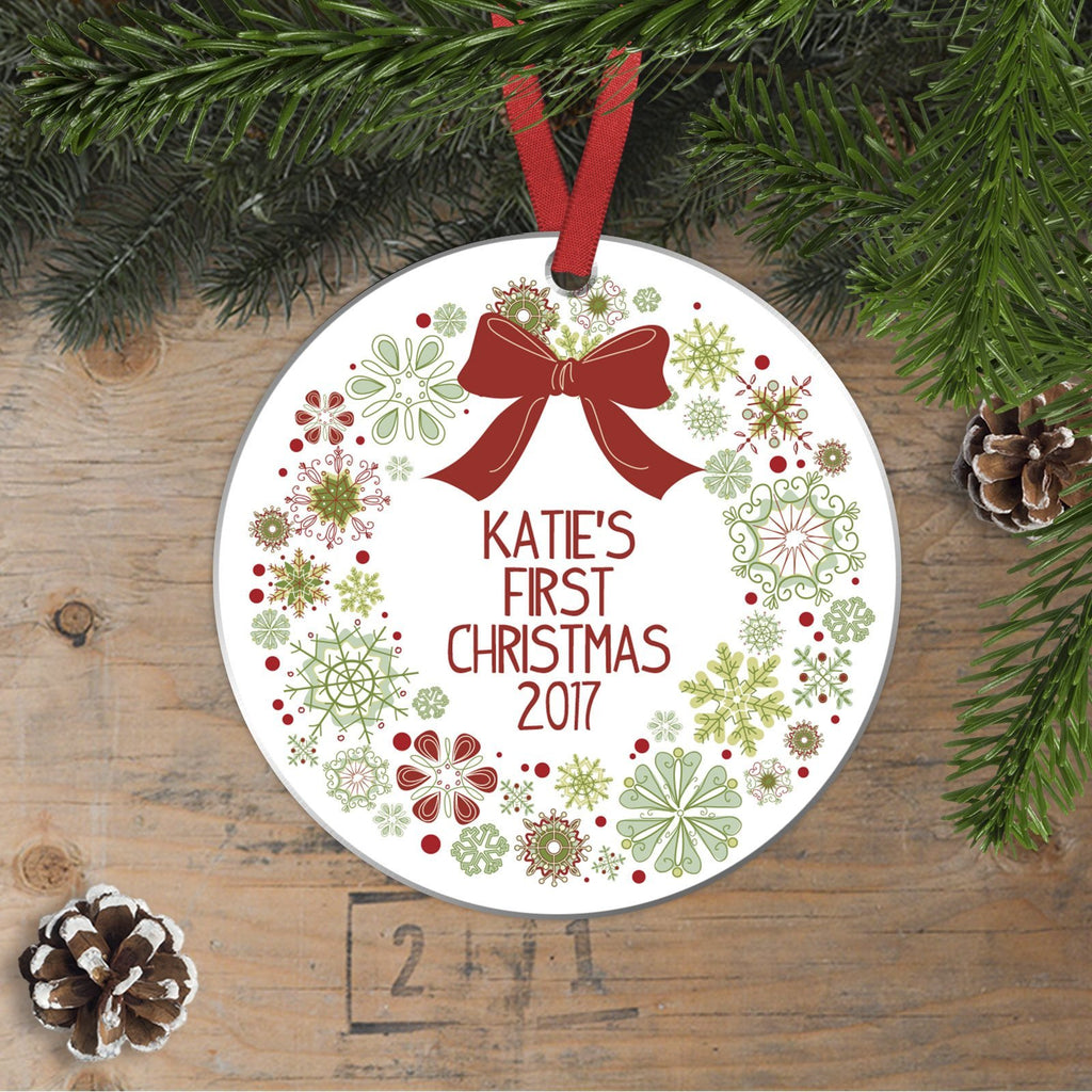Baby's First Christmas Ornament - Baby Christmas Ornament - New Baby Gift Baby Christmas Gift