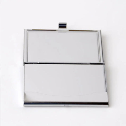 Bamboo Business Card Holder - Personalized Laser Engraved Business Card Case for Men