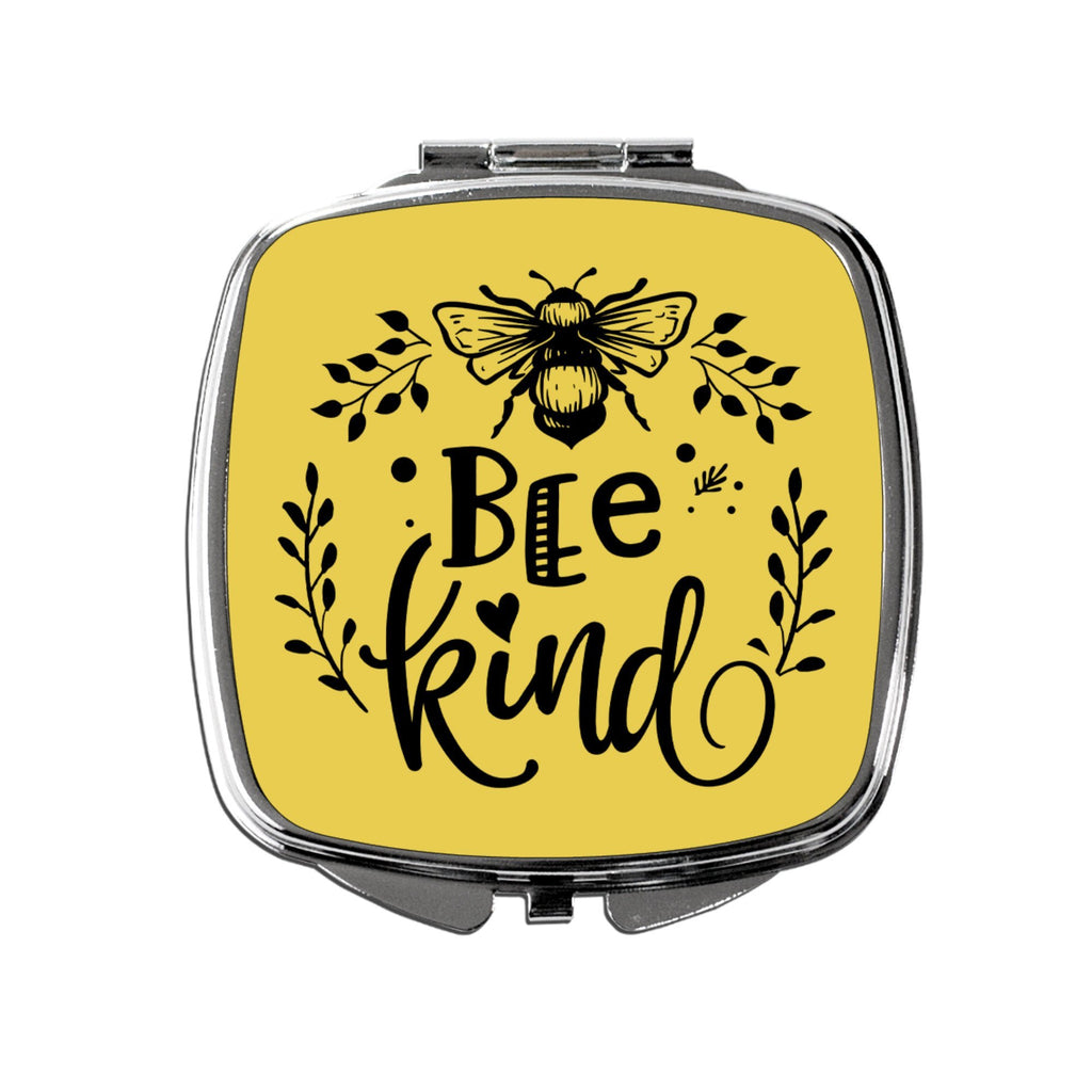 Bee Kind Pocket Mirror - Bumble Bee Gift - Compact Purse Mirror