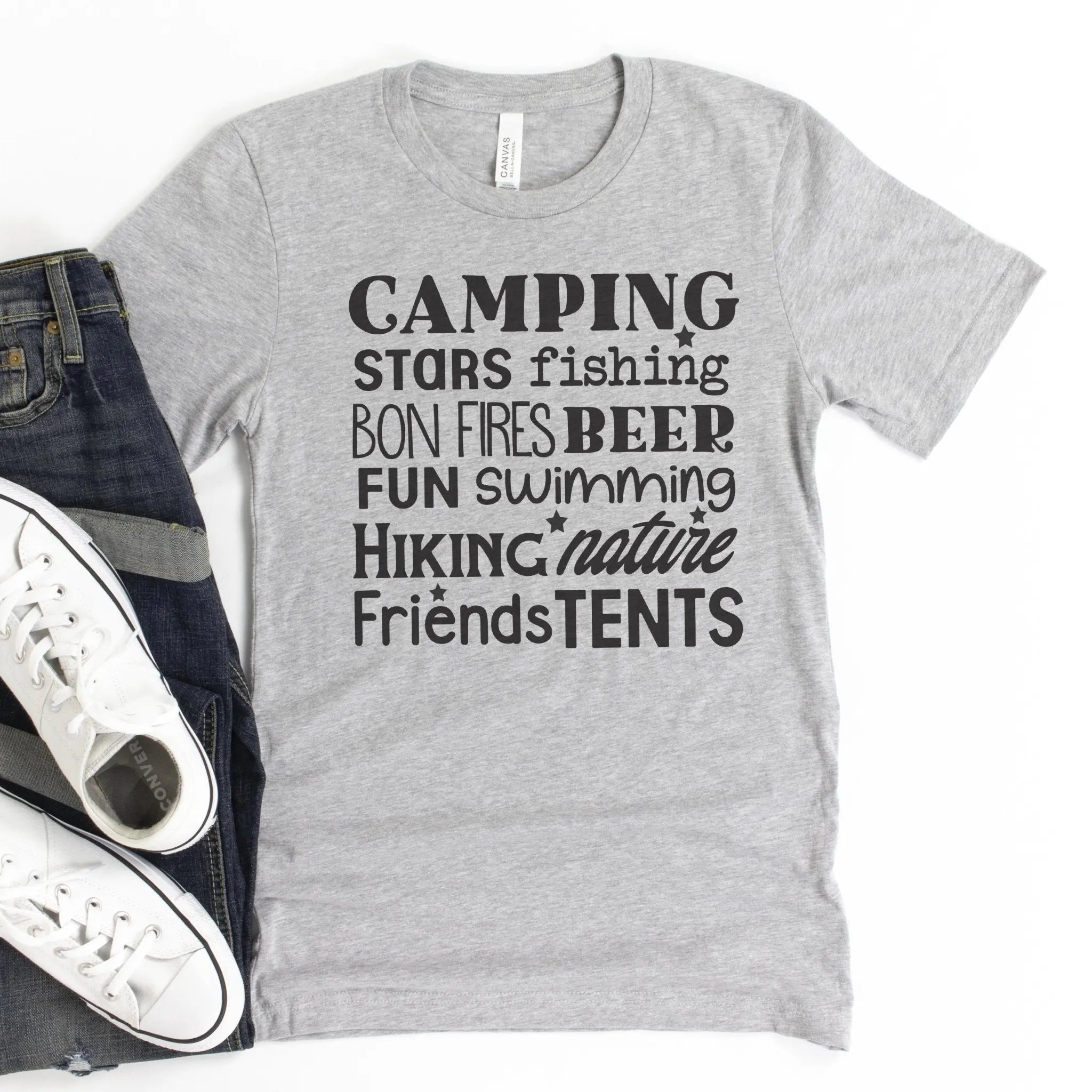 tent shirts Camping shirt, hiking shirt, Camping gift, nature shirt, outdoor 2X / Kelly