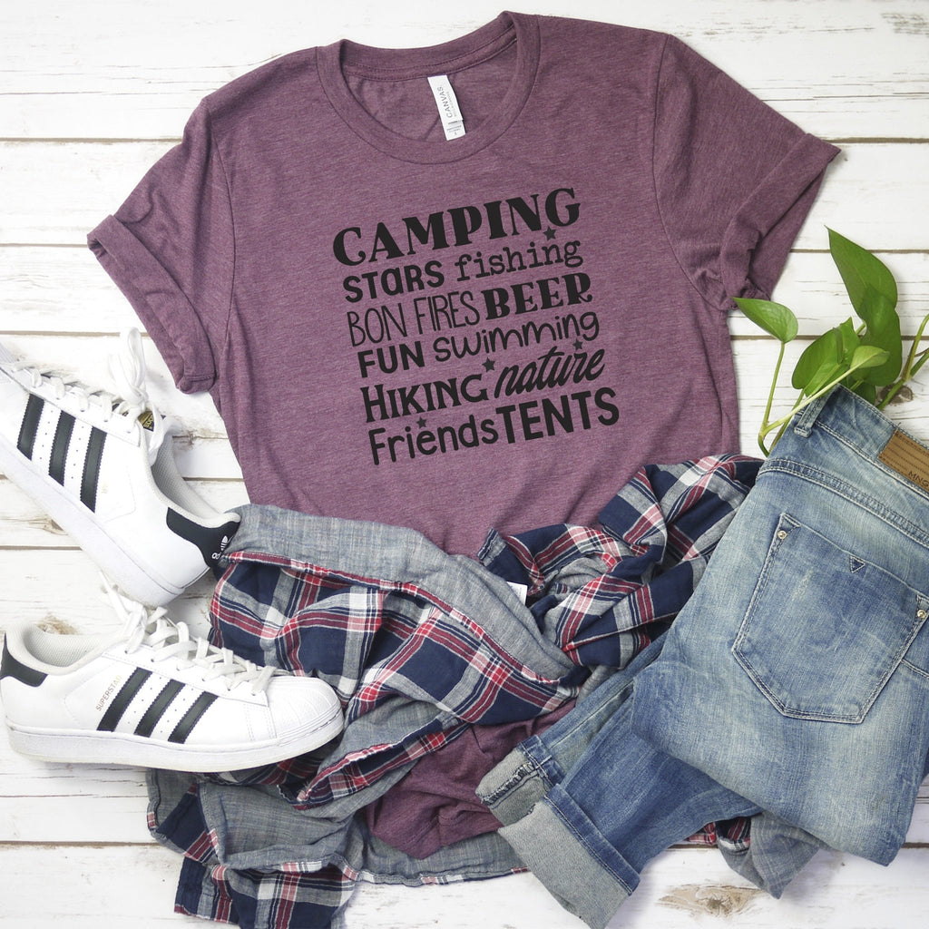 Camping shirt, hiking shirt, camping gift, nature shirt, outdoor shirts, hike t-shirt, fishing shirt, nature fathers day gift