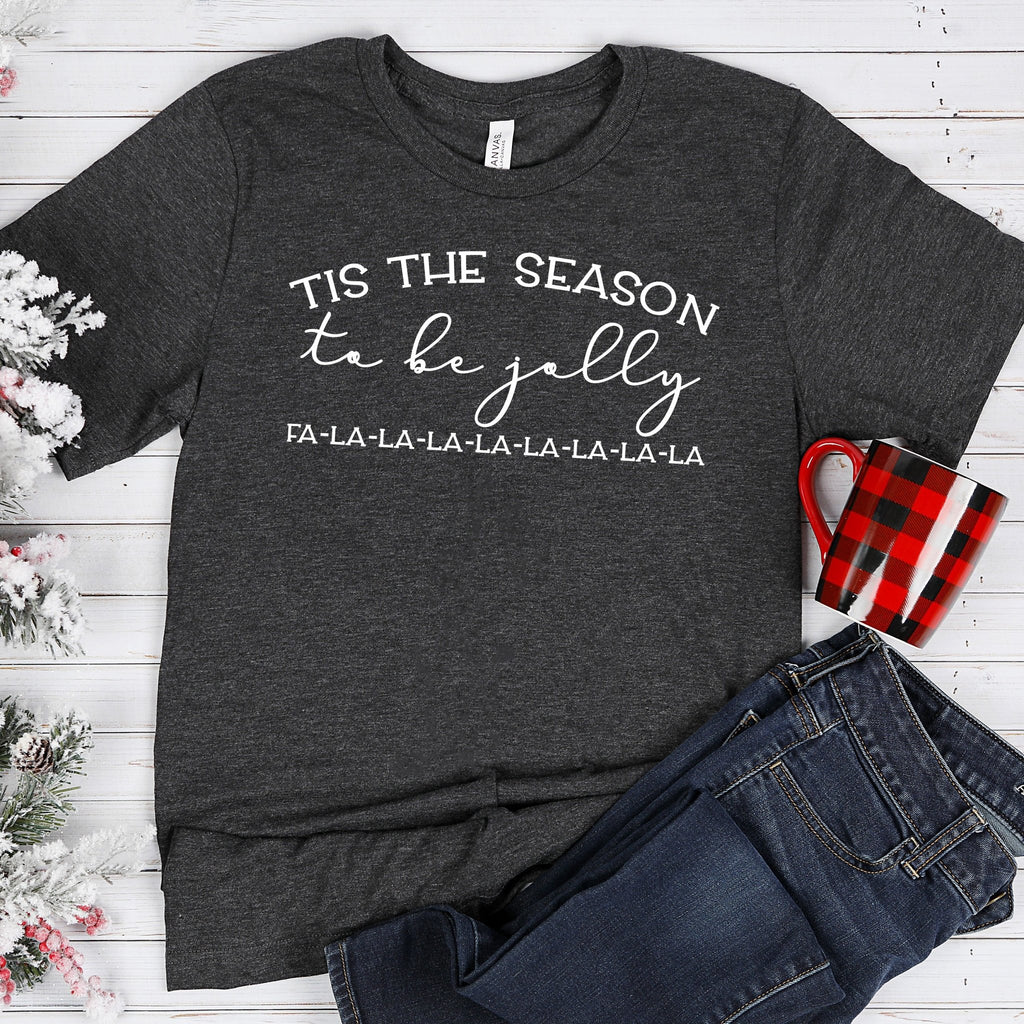 Christmas Shirts - Graphic T-shirt Tis the Season to Be Jolly