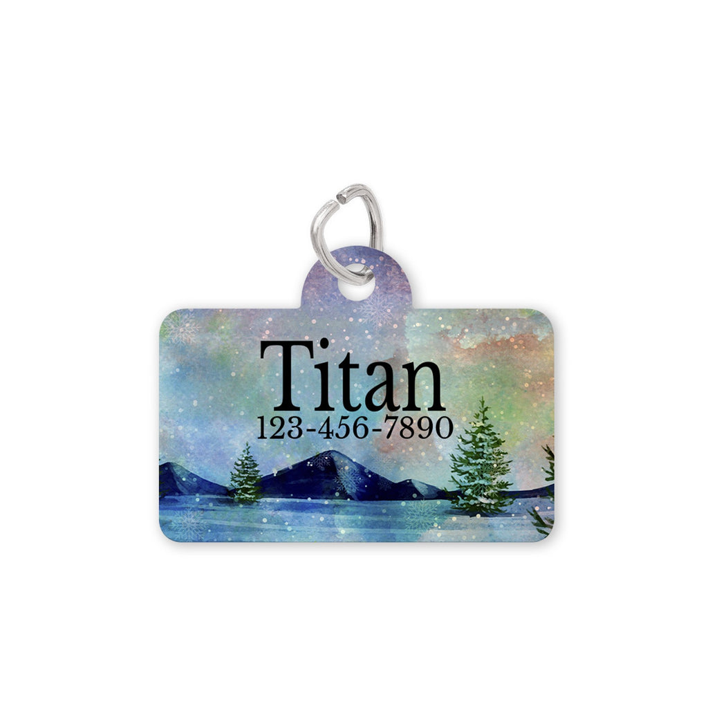 dog name tag, outdoor mountain dog id tag, custom dog tag personalized dog tag for dogs, unique dog tag