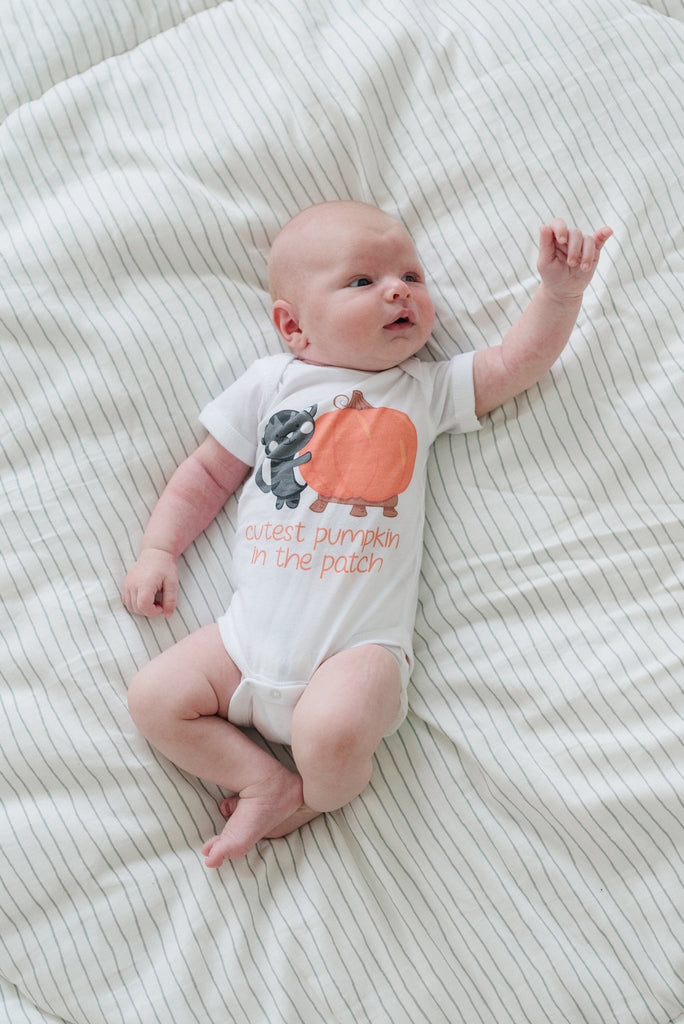 Fall Baby Outfit - Pumpkin Baby Bodysuit - Baby Shower Gift