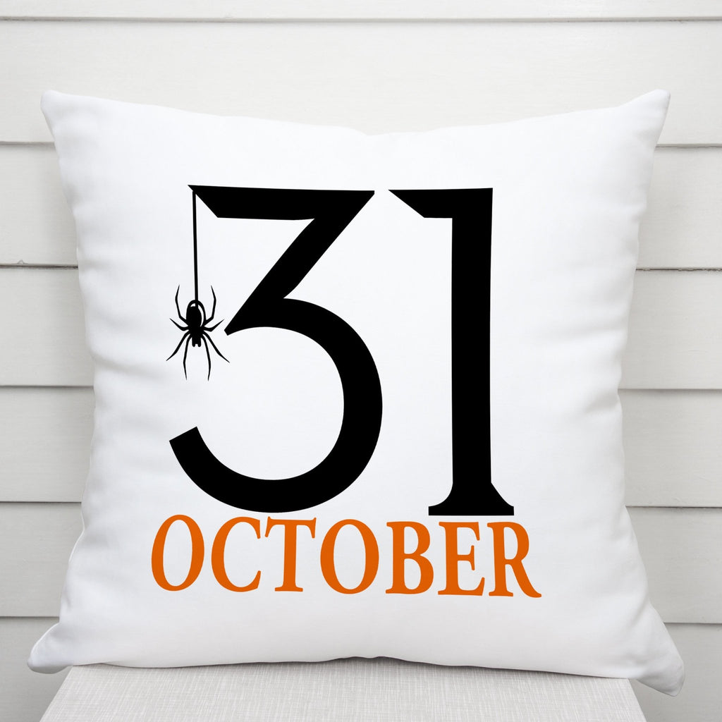 Halloween Pillow, halloween decoration, October 31 throw pillow covers, Spider
