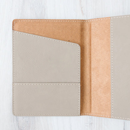 Passport Holder Personalized Engraved Passport Cover, Faux Leather Compass Passport Case, Gift for Traveler, Gift for men