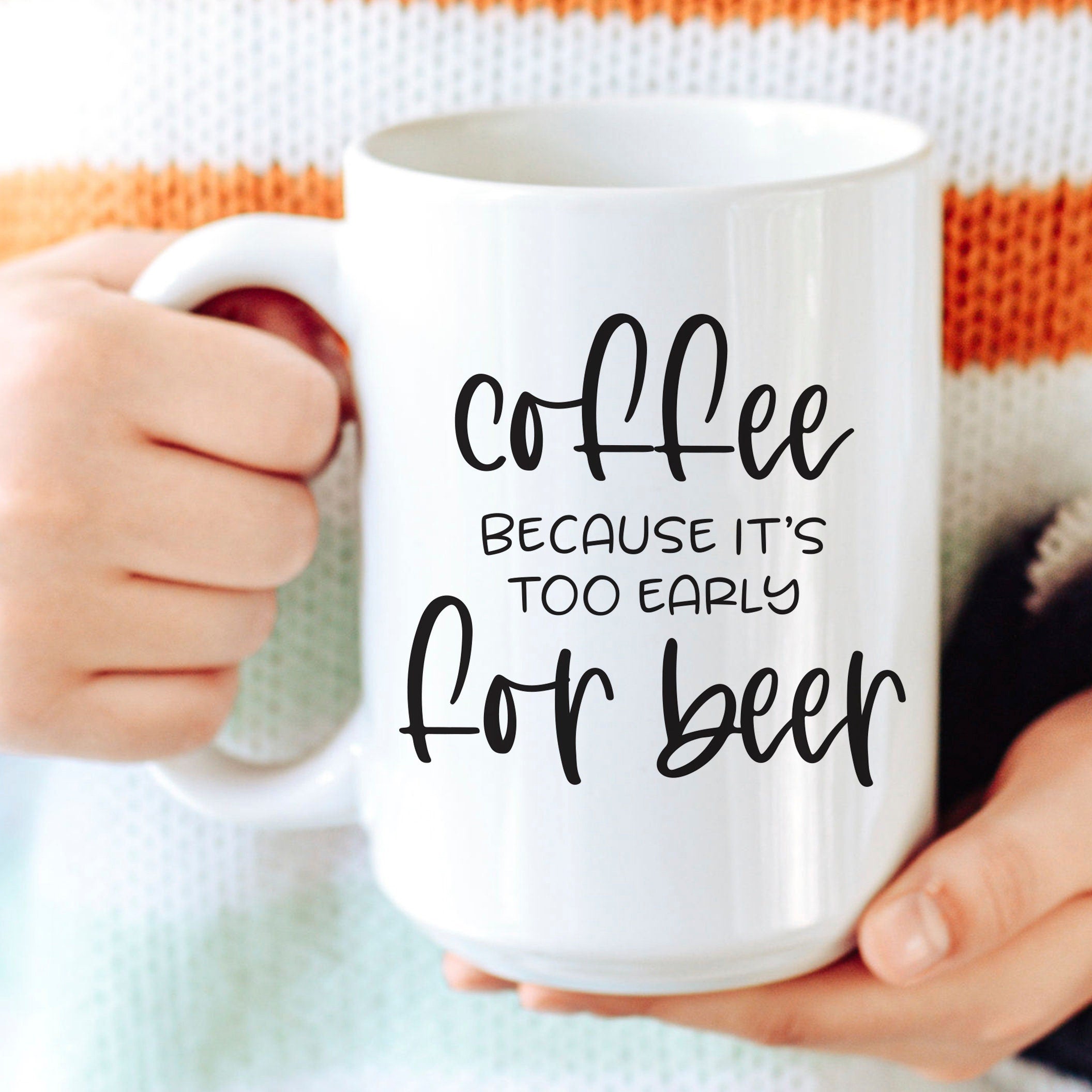 Funny Coffee Mug for Men, Valentines Gift for him, Beer Lovers