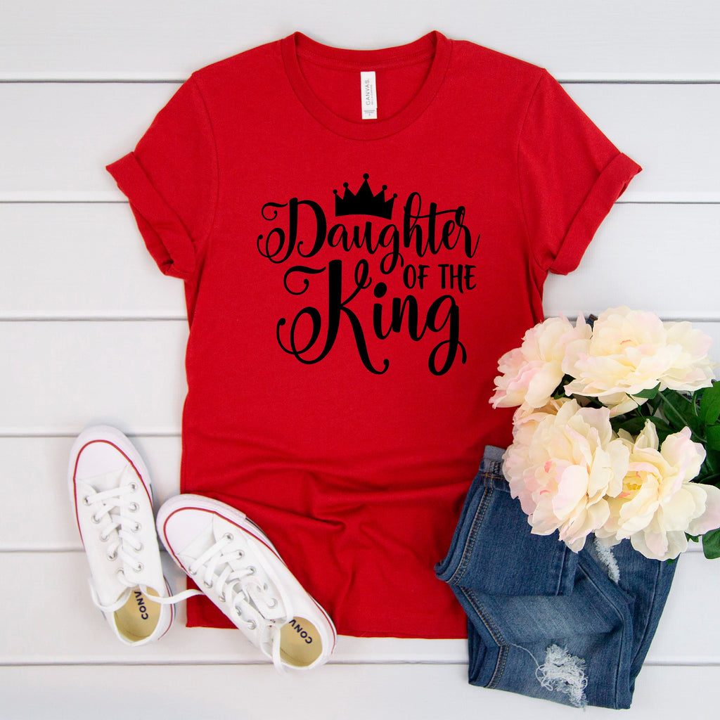 Daughter of the King T-shirt, Christian shirt for women, Jesus shirt, Faith shirts for her,