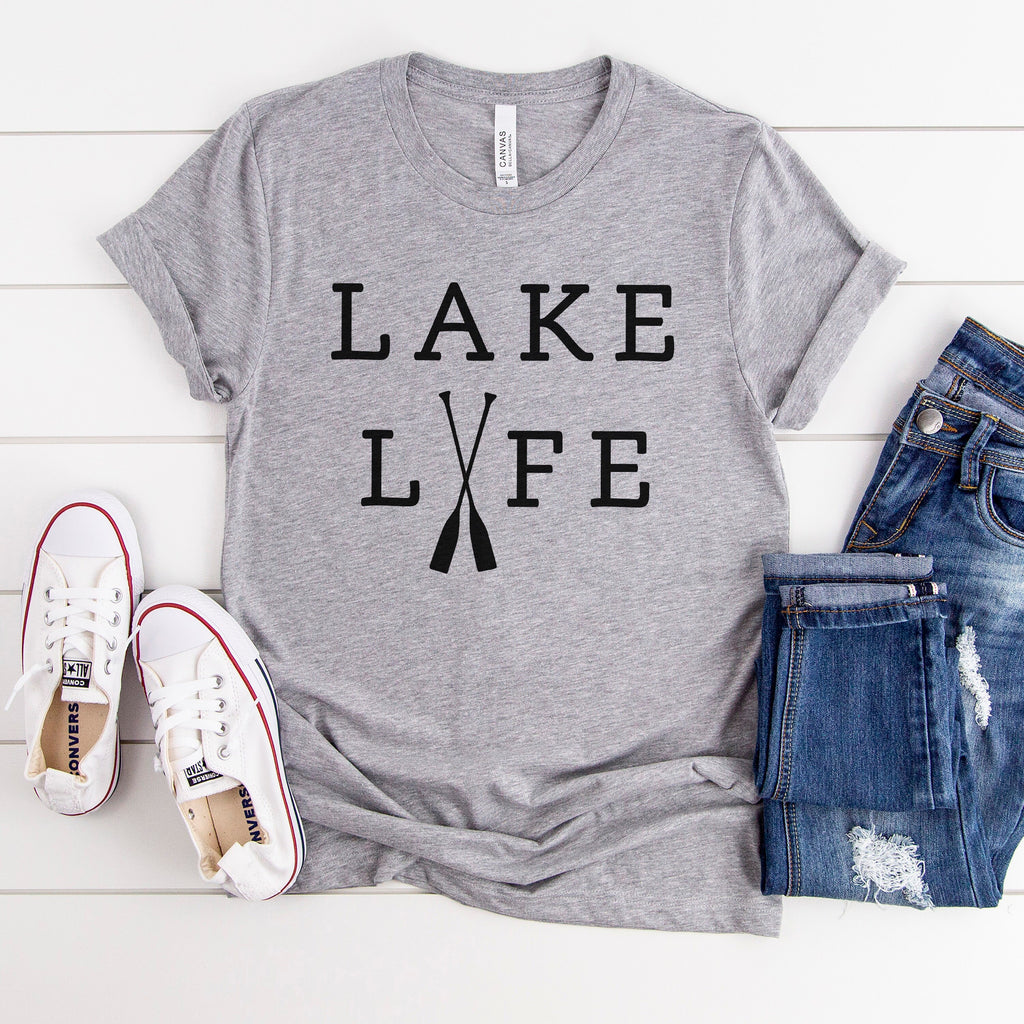 Lake Life T Shirt - lake life tshirt men - tshirt women trendy - lake gifts for her - matching family vacation T-shirts