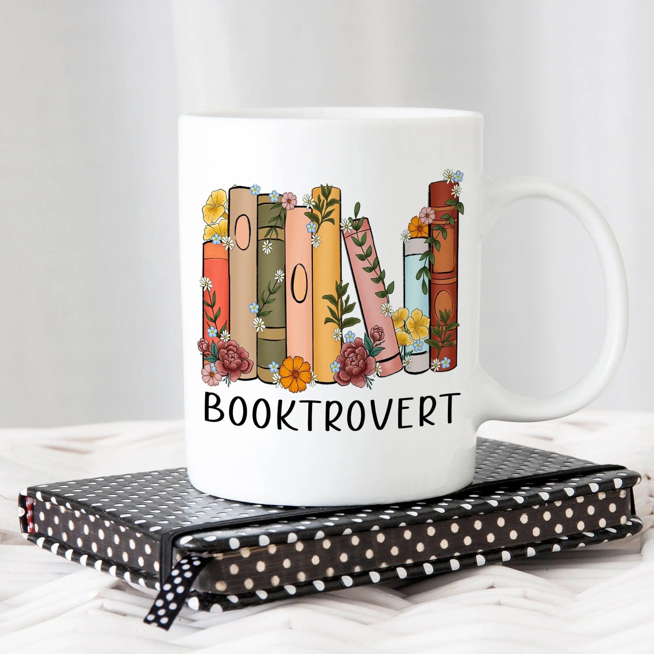 Tazza Divertente 'Book Hangover' Per Amanti Dei Libri - Mug In Ceramica 330ml Con Manico Nero - Regalo Originale Per Lettori, Insegnanti, Scrittori, Accessorio Libreria