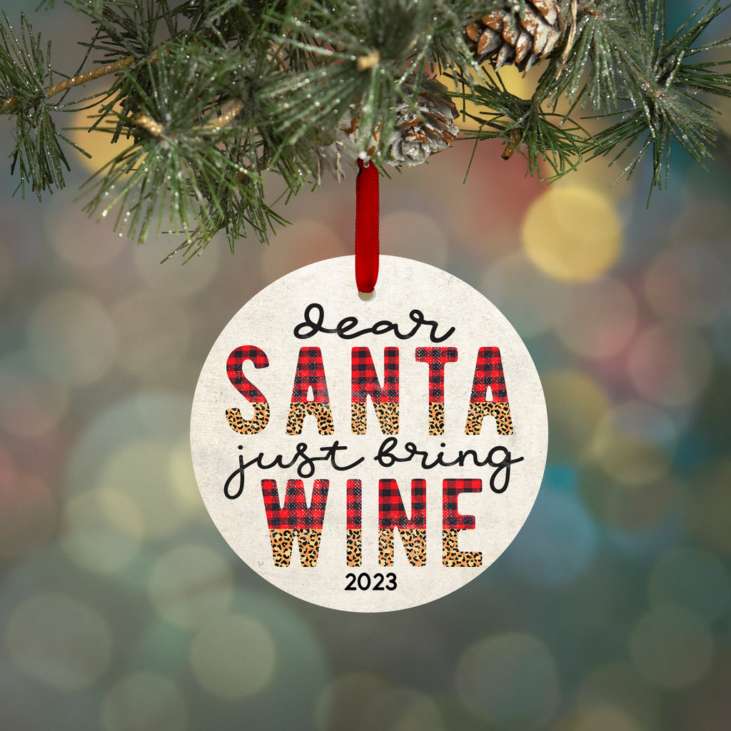 Wine Ornament | Funny Ornament | Christmas Gift | Christmas Decoration | Christmas Wine Lover Gift | Funny Wine Ornaments