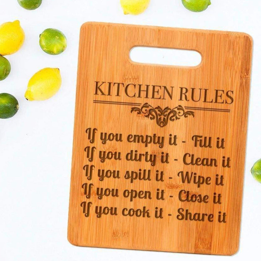 Custom Mother's Day Cutting Board With Quote For Mom