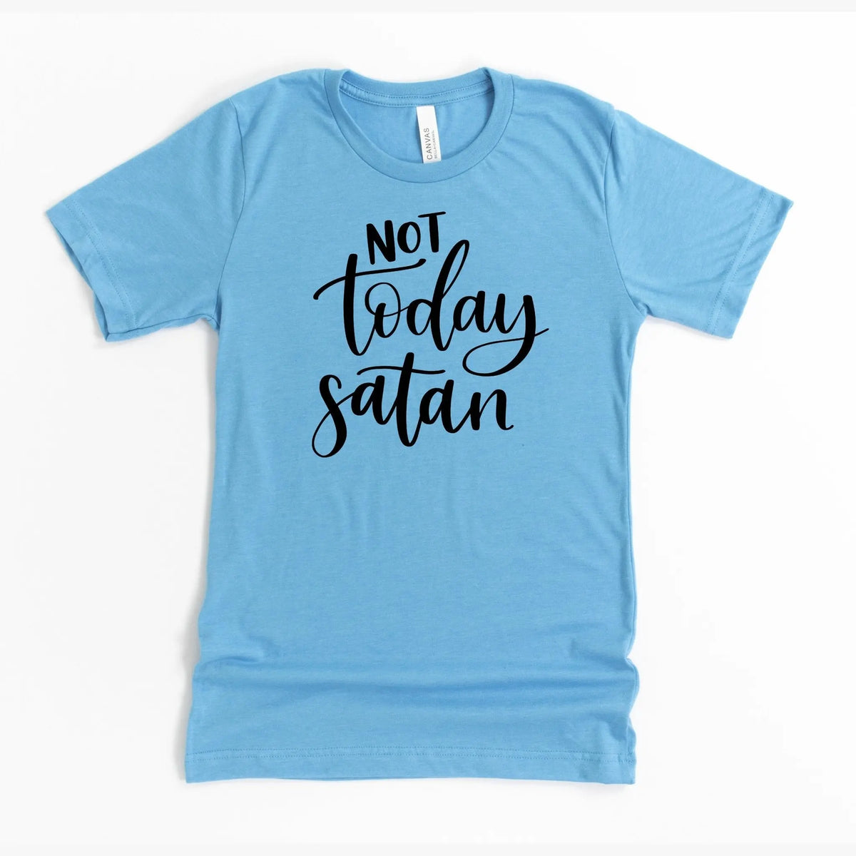 Not today Satan tshirt women, Christian graphic tshirt, christian gift jesus faith scripture bible