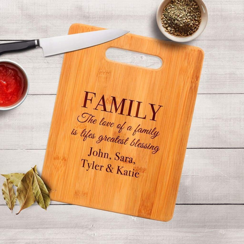 PERSONALIZED GIFT KITCHEN DECOR RECIPE CUTTING BOARD MOTHERS DAY GIFT GIFT  FOR HER