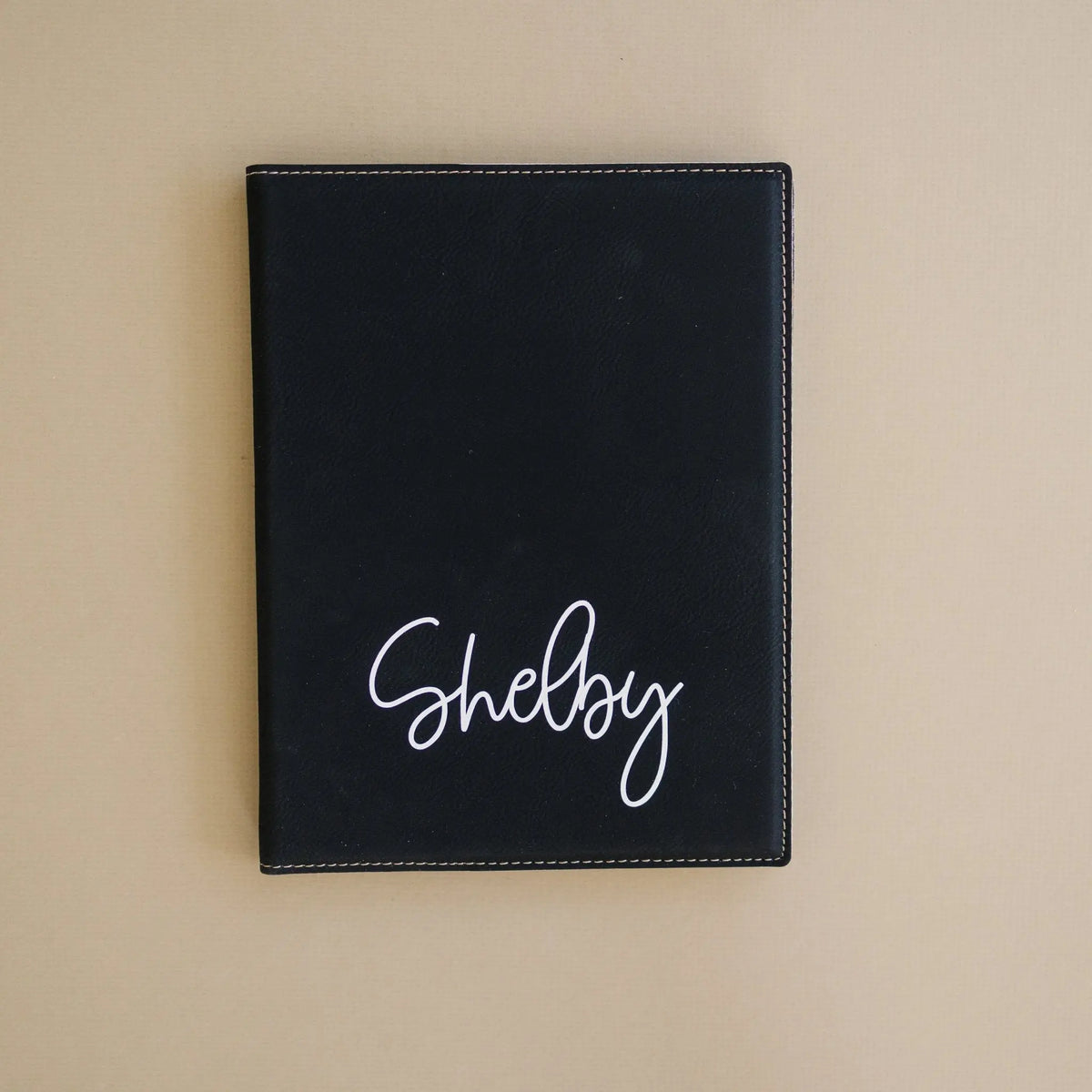 Personalized Notepad, Teacher Gift, Personalized Paper Holder, Portfolio Note Pad Holder