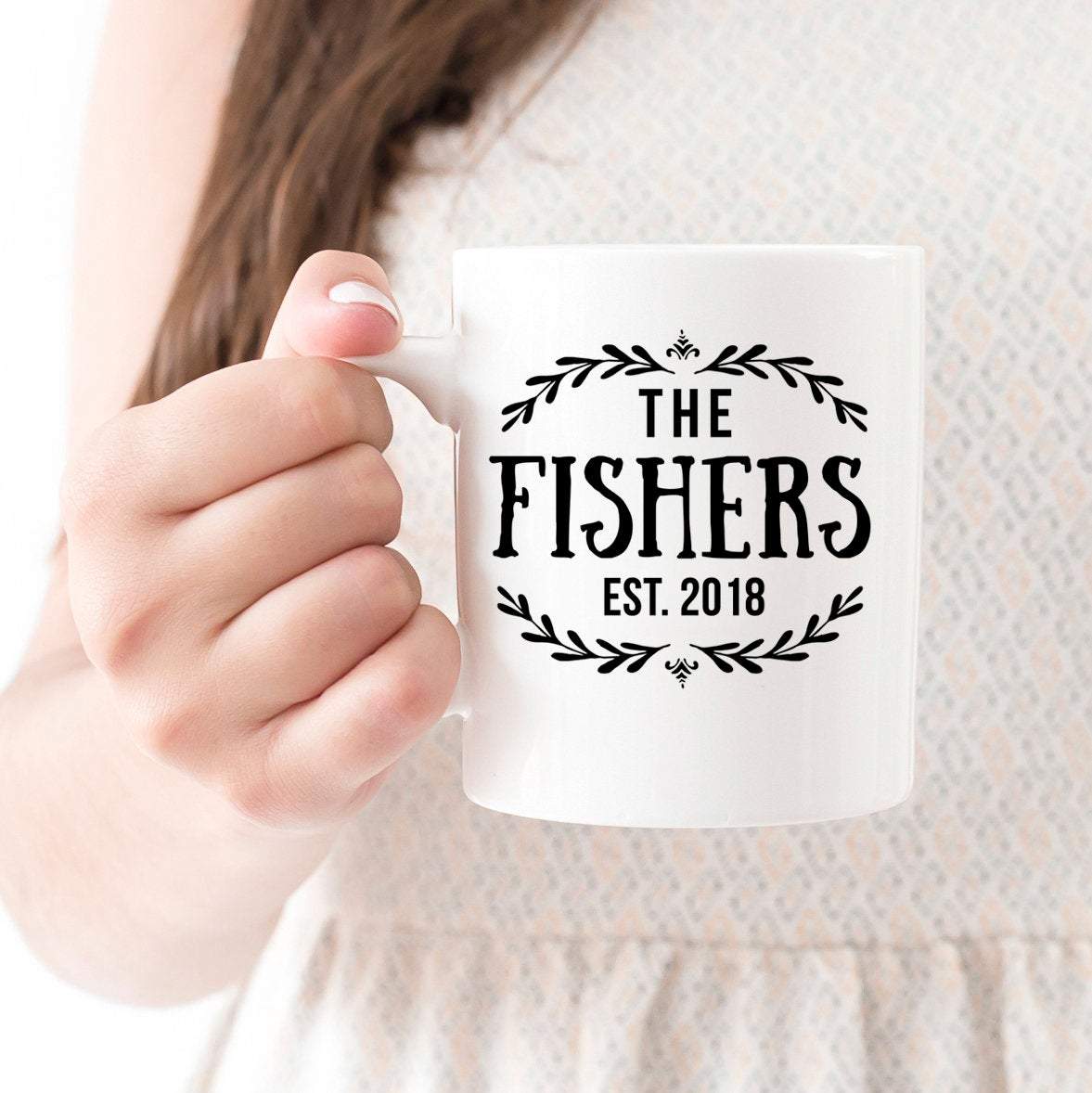 Coffee Couple Mugs Gift-Set - One Great Fisherman Best Catch of