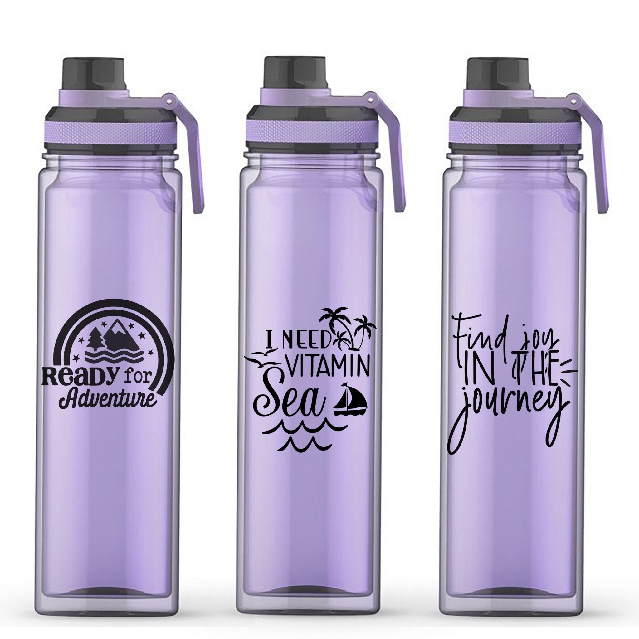 HydroMate 32 oz Motivational Water Bottle with Straw Pink